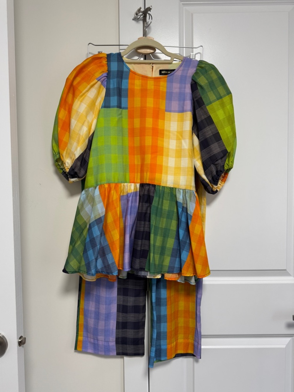 Revolve Two-Piece Plaid Set